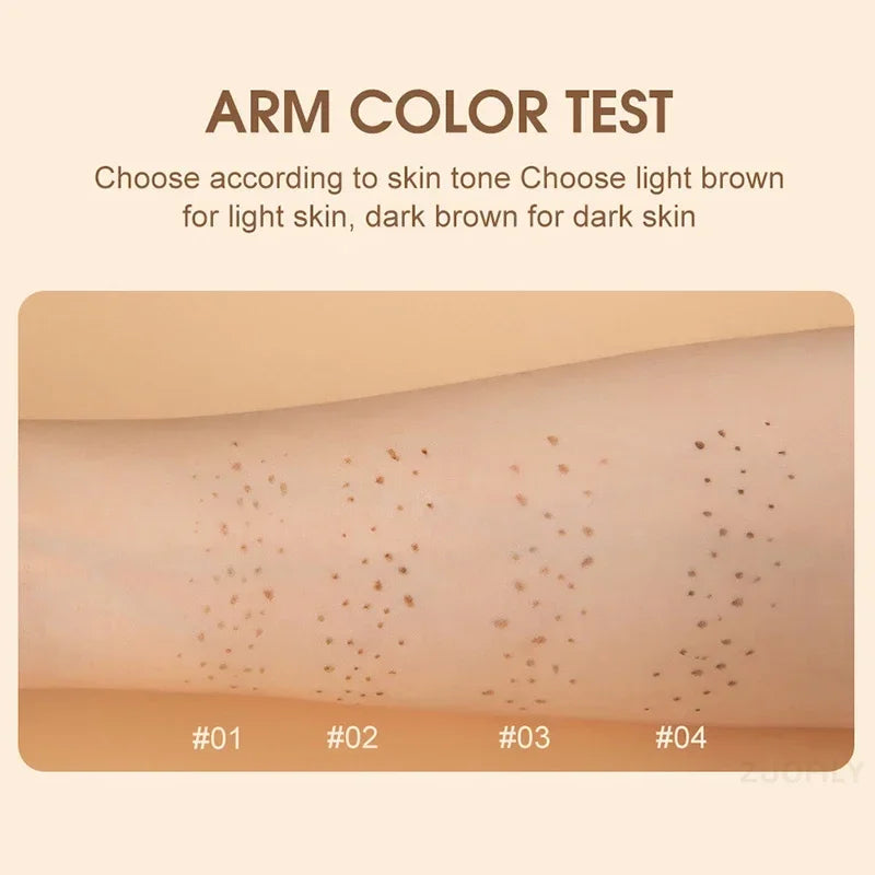 HNYN Freckle Pen - Long Lasting, Multiple Colour Tones, Quick Drying Waterproof Liquid, with Chestnut/Coffee/Light Brown/Dark Brown