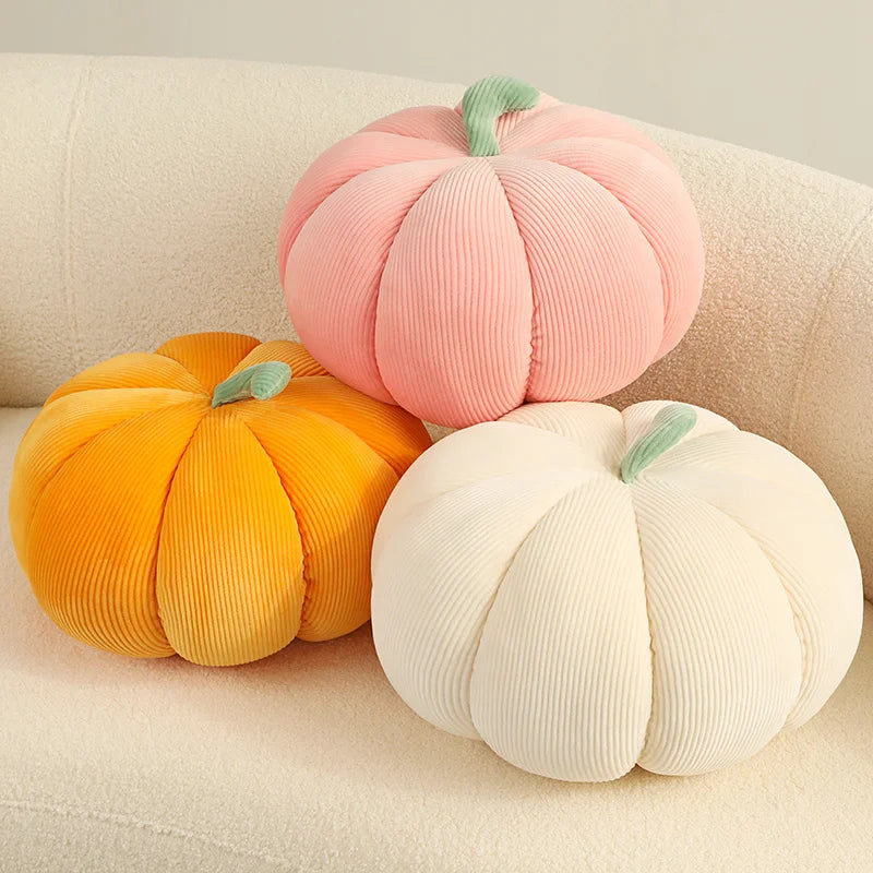 Pumpkin Plush Cushion - Soft Stuffed Pillow, Sofa Decoration, Halloween & Autumn Gift