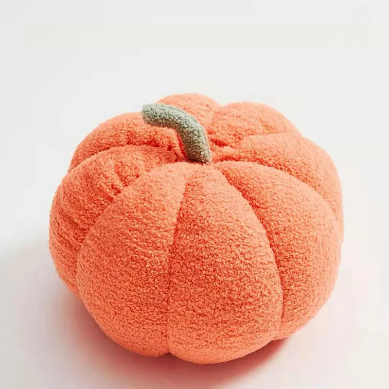 Pumpkin Plush Cushion - Soft Stuffed Pillow, Sofa Decoration, Halloween & Autumn Gift