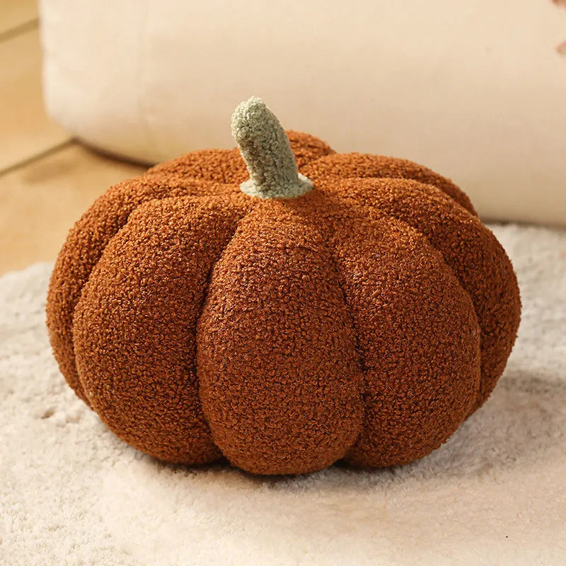 Pumpkin Plush Cushion - Soft Stuffed Pillow, Sofa Decoration, Halloween & Autumn Gift