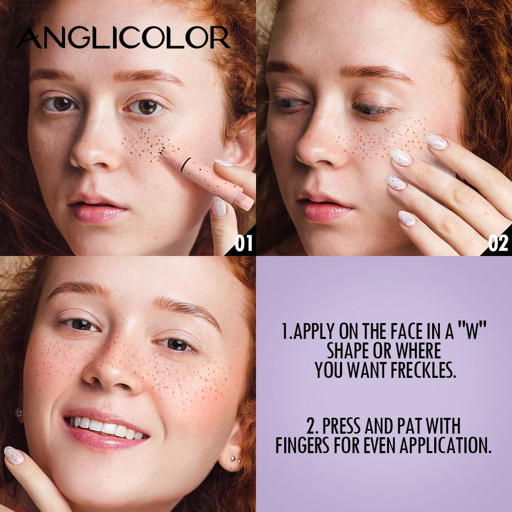 Original ANGLICOLOR Freckle Pen - 5-Prong Pen for a Naturally Radiant Freckle Effect
