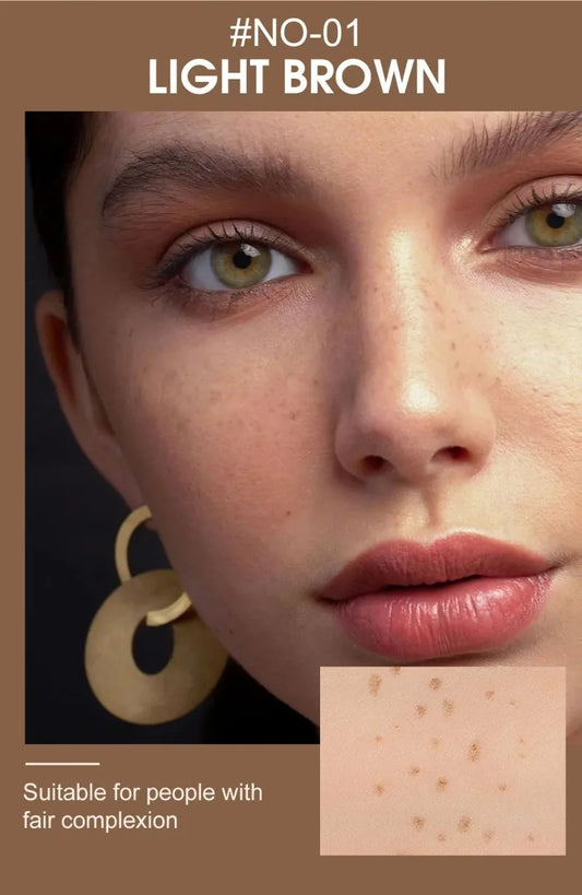 HNYN Freckle Pen - Long Lasting, Multiple Colour Tones, Quick Drying Waterproof Liquid, with Chestnut/Coffee/Light Brown/Dark Brown