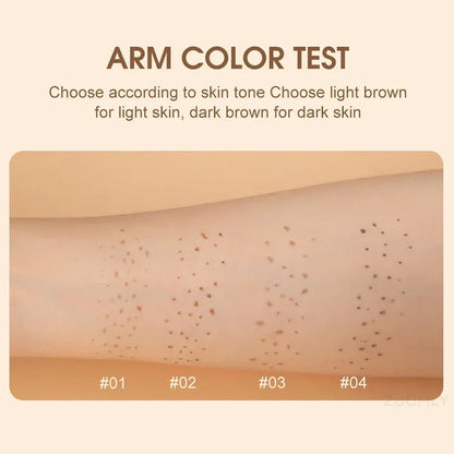 HNYN Freckle Pen - Long Lasting, Multiple Colour Tones, Quick Drying Waterproof Liquid, with Chestnut/Coffee/Light Brown/Dark Brown