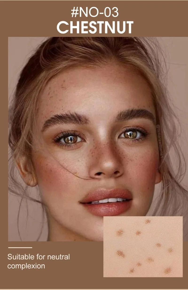 HNYN Freckle Pen - Long Lasting, Multiple Colour Tones, Quick Drying Waterproof Liquid, with Chestnut/Coffee/Light Brown/Dark Brown
