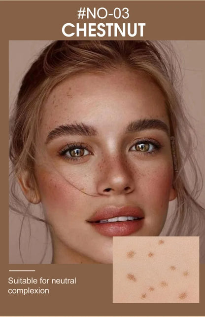 HNYN Freckle Pen - Long Lasting, Multiple Colour Tones, Quick Drying Waterproof Liquid, with Chestnut/Coffee/Light Brown/Dark Brown