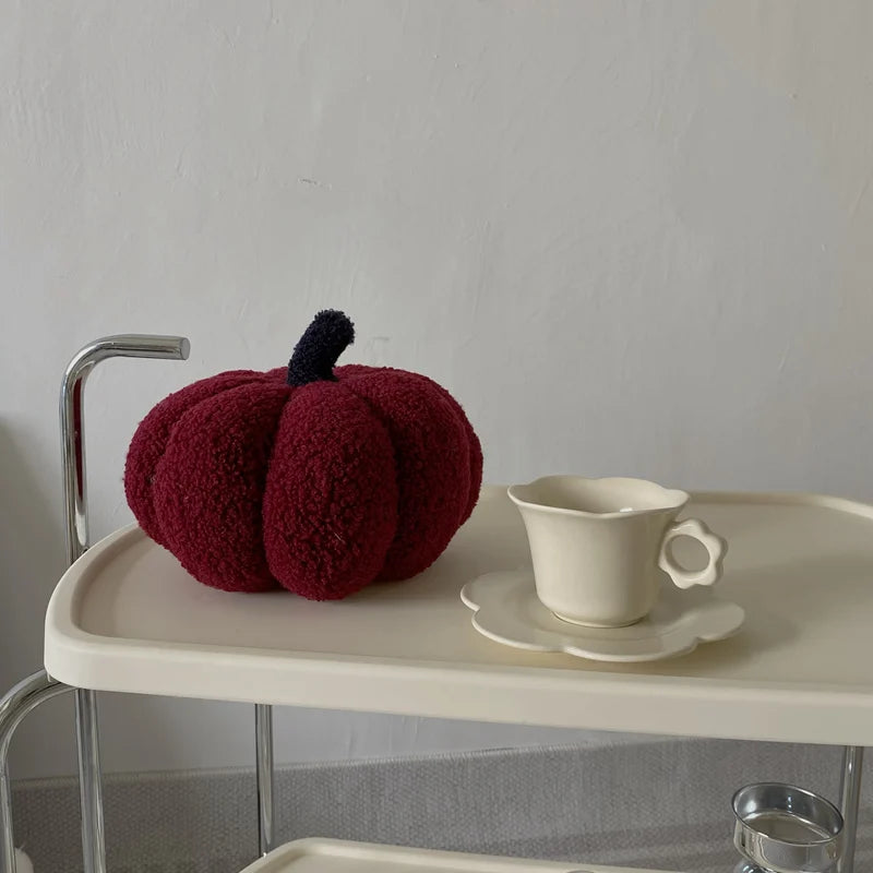 Pumpkin Plush Cushion - Soft Stuffed Pillow, Sofa Decoration, Halloween & Autumn Gift