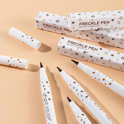 HNYN Freckle Pen - Long Lasting, Multiple Colour Tones, Quick Drying Waterproof Liquid, with Chestnut/Coffee/Light Brown/Dark Brown