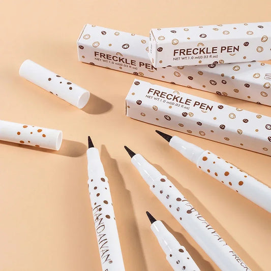 HNYN Freckle Pen - Long Lasting, Multiple Colour Tones, Quick Drying Waterproof Liquid, with Chestnut/Coffee/Light Brown/Dark Brown