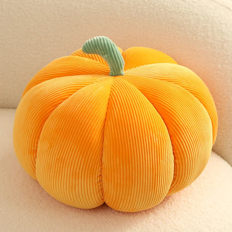 Pumpkin Plush Cushion - Soft Stuffed Pillow, Sofa Decoration, Halloween & Autumn Gift