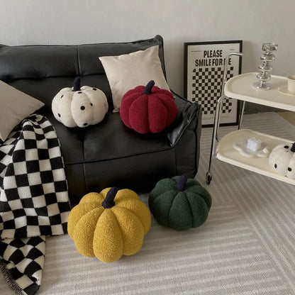 Pumpkin Plush Cushion - Soft Stuffed Pillow, Sofa Decoration, Halloween & Autumn Gift