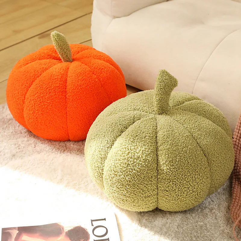 Pumpkin Plush Cushion - Soft Stuffed Pillow, Sofa Decoration, Halloween & Autumn Gift